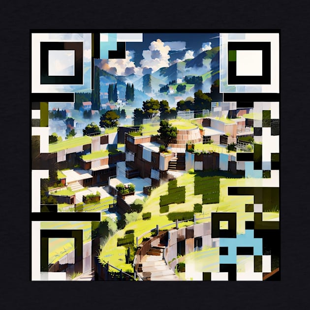 RickRoll QR Code Painting by ravel.live